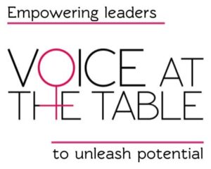 voice at the table empowering leaders to unleash potential logo